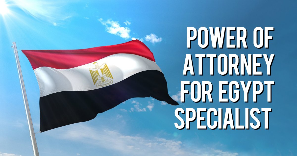 Power of attorney for Egypt specialist